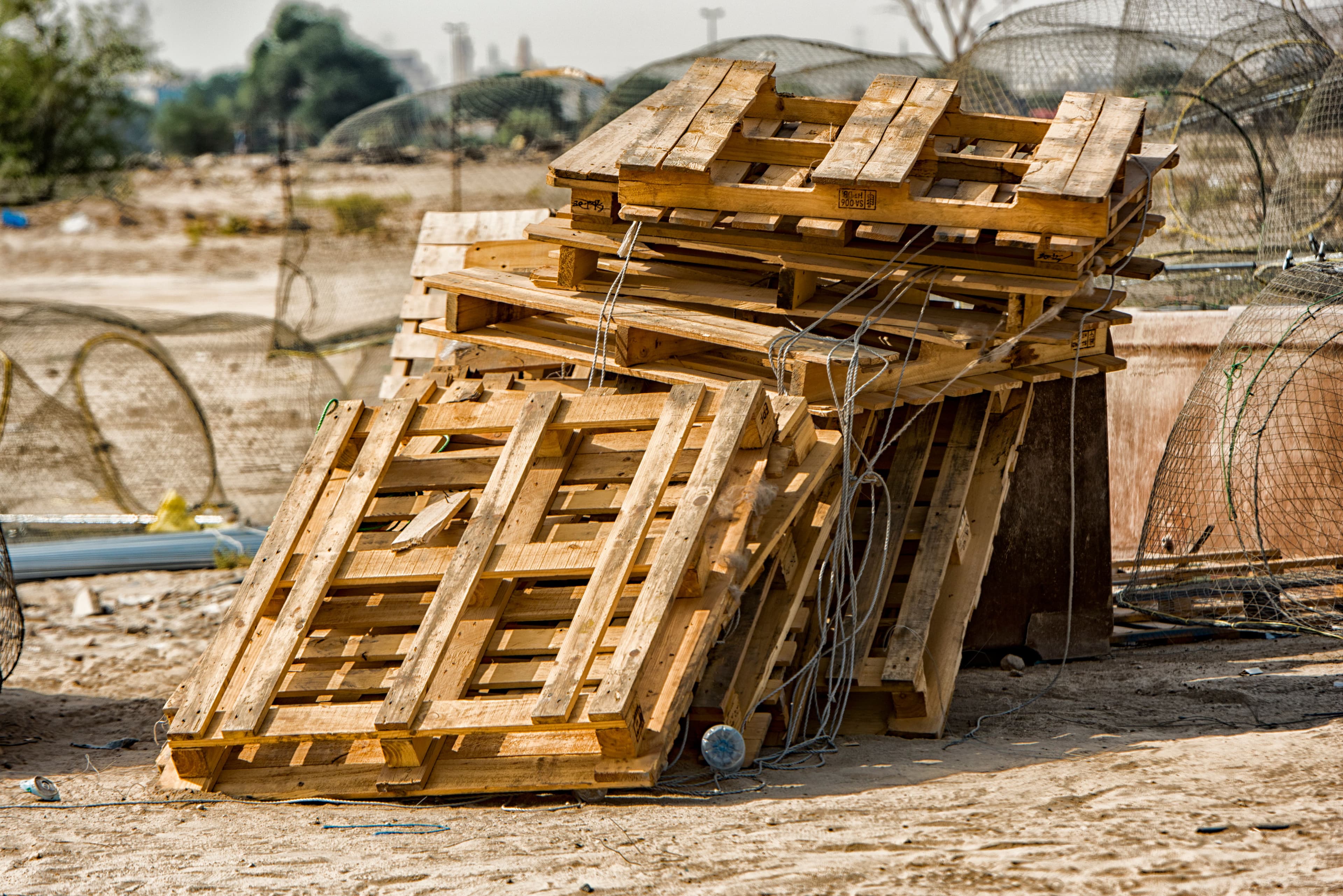 Wooden pallets
